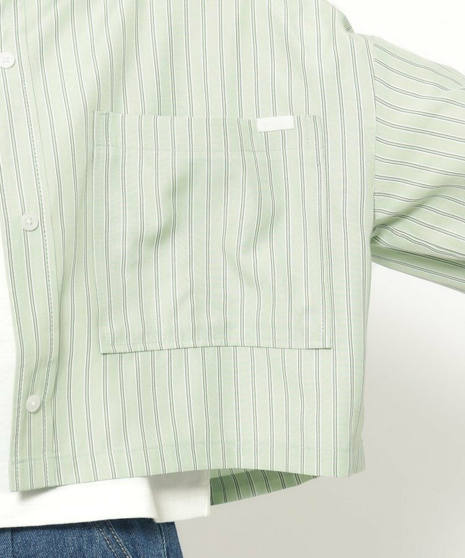 【2点SET】短丈シャツ+インナーTシャツSET